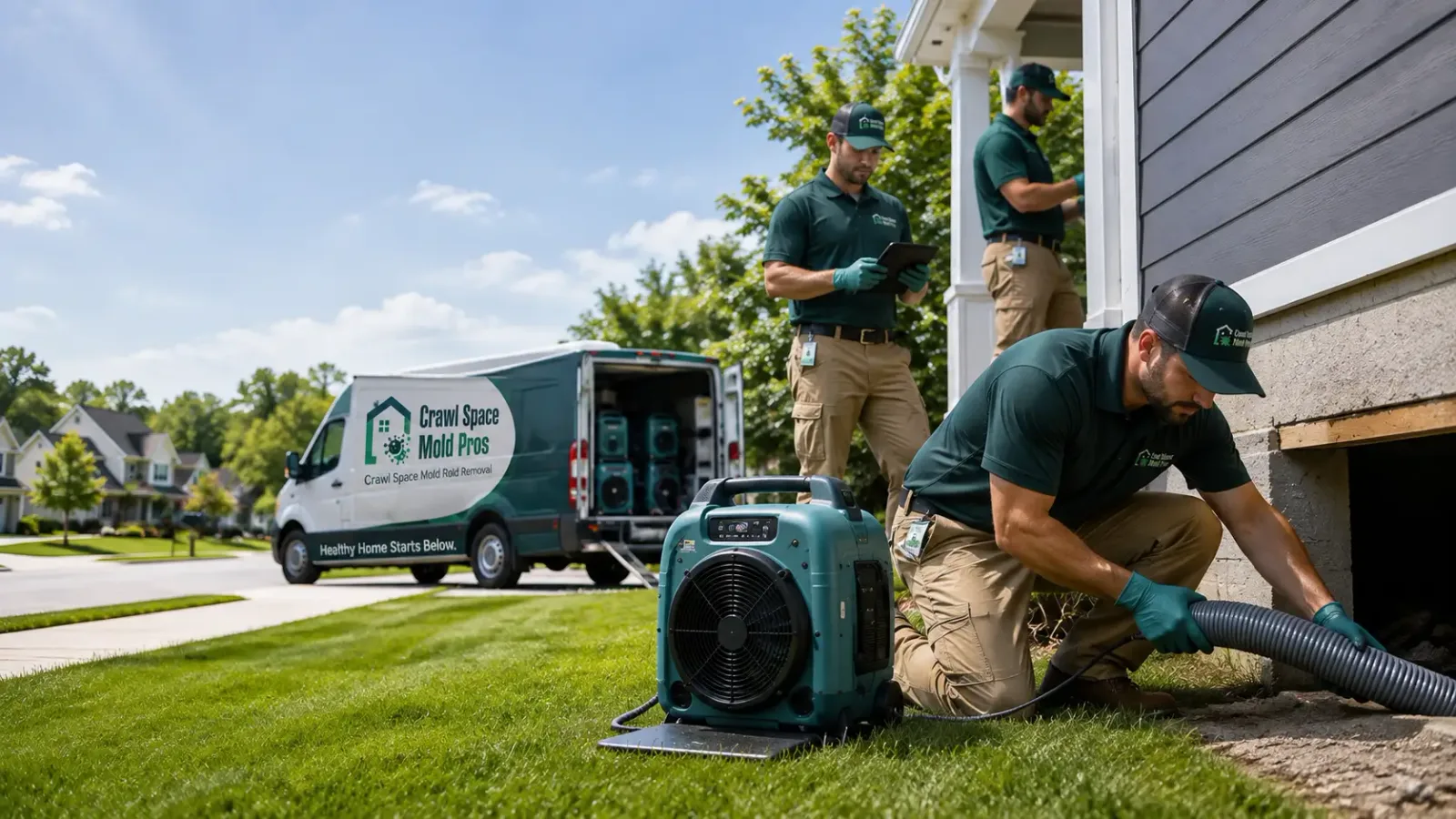 Crawl Space Mold Removal in Dayton, ID
